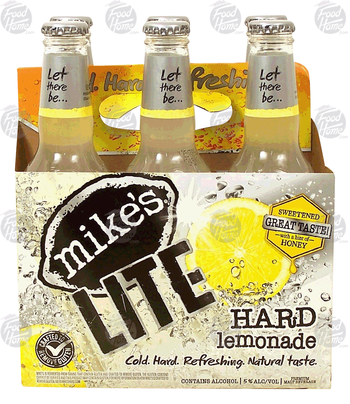 Mike's Light lemon lime low carb premium malt beverage, 4% alc/vol, 6 12-ounce glass bottles Full-Size Picture